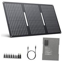 30W Solar Panel Charger YT30 Foldable Solar Panel IP65 Waterproof Solar Gray