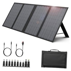 Foldable Solar Panel Charger with 18V DC Outlet for Portable Power 60W