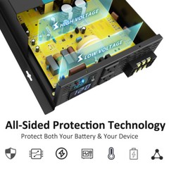 48V Pure Sine Wave Power Inverter 2000W MPPT Solar Charger Controller 40A Home
