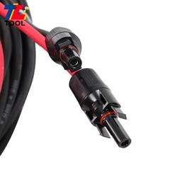 Red + Black 20M 4mm² Solar Panel Wire Weatherproof Cable With M4 Connector