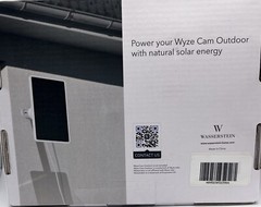 Wasserstein Solar Panel Compatible with Wyze Battery Cam Pro. NEW FREE SHIPPING