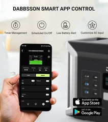 3072W Portable Power Station LiFePO4+2000B+210W Solar Panel Dabbsson DBS1000 Pro