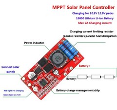 3S Lithium Battery Charging Charger Module MPPT Solar Panel Controller LED Power