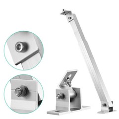 Adjustable Solar Panel Mounting Brackets Kit RV Roof Flat Surface Tilt Mount Set