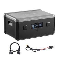Uimoso Extra Battery for Portable Power Station 2160Wh LiFePO4 Expansion Unit