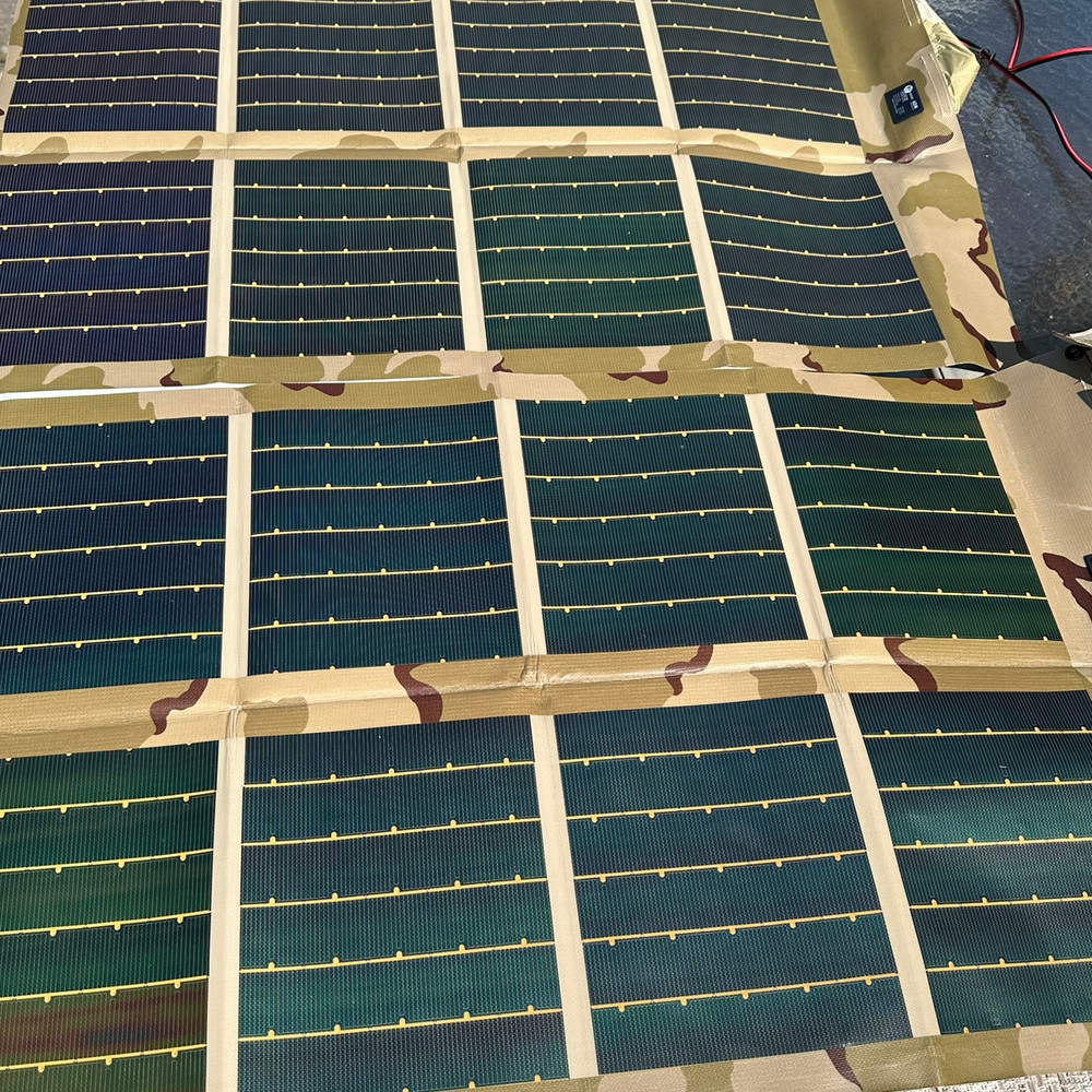 Iris Technology P3 Portable Folding Solar Panel Military DCU Desert Camo 60W