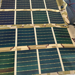 Iris Technology P3 Portable Folding Solar Panel Military DCU Desert Camo 60W