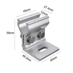 Solar Panel Mounting Bracket And Boat Stainless Steel 1pc 4pcs Anodizing