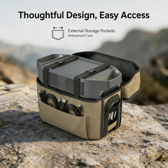 Durable Waterproof Case for EF ECOFLOW DELTA 2 MAX – Heavy-Duty Marine Canvas