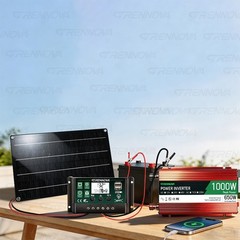 Grennova 1000W True Power Solar Kit 60A MPPT RV Off-Grid Power