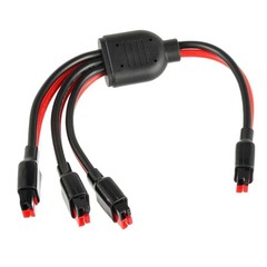 Y Splitter Cable Solar 1 to 3 Branch Parallel 10AWG Y Splitter Cable 1 to 3