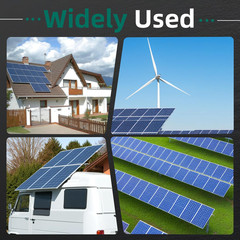 4 Pack Adjustable Solar Panel Tilt Mount Bracket Base, Tilt Angle 10°-60° Flat R