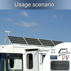 600W 100A Solar Panel Dripping Glues Plate With Wire Solar Systems Module Use
