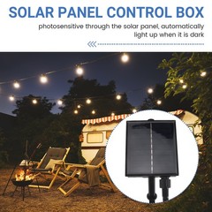 1200mAh Solar Panel Control Box Kits Lithium Battery Panel for 3.7V 24V LED4199