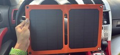 Thunderbolt Magnum Solar 9W Foldable 5V DC Monocrystalline Panel Black/Orange
