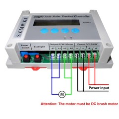 Electronic Single Axis Solar Tracker Controller for Solar Tracking Sun Track Kit