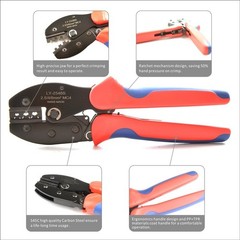 «Solar PV Cable Crimping Tool for IWS4 Solar Connectors, AWG14-10,2.5/4/6mm2, So