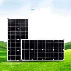 100W Solar Panel Dual USB Output Battery Charger 60A Home RV Camp Outdoor Garden