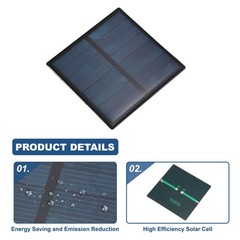 2PCS 5.5V 0.33W 0.06A Mini Solar Panels for Solar Power DIY
