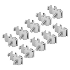 NEW 10Pcs Solar Mounting System Grounding Clip Lug Bracket Clamps Photovoltaic