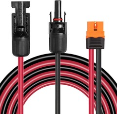 Solar to XT60i Cable 10AWG 30FT Solar Panel to XT60i Adapter Connector XT60i-F