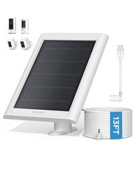 Solar Charger for Ring Camera – Compatible with Stick Up Cam & Spotlight Cam, 13