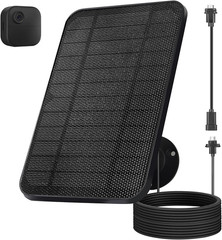 4W Waterproof Solar Panel for Blink Outdoor 4 Camera with 10Ft Cable