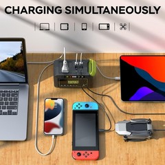 Multi-Output 88Wh Power Bank – Perfect for Camping, Emergency, and Home Backup