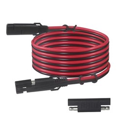 SAE 16AWG Heavy Duty 6FT Battery Charger Extension Cord with Quick Disconnect SA
