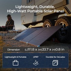 Renogy 400W Foldable Solar Panel Lightweight IP67 For RV Camping Off-Grid