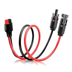 10AWG Solar Panel to Anderson Connector Adapter Extension Cable,| Heavy 1.6FT