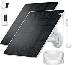 Continuous Power Solution: 5W Solar Panel for Ring Stick Up & Spotlight Cameras