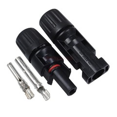 Lot Solar Panel Connector Cable DC Coupler Solar Plug Waterproof Adapter Kit @US