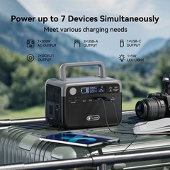 Flashfish 300W Solar Generator for Camping & Emergency Power Needs