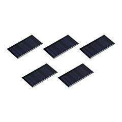 Mini Solar Cell Panel 4.5V 80mA 0.36W 77.5mm x 40.5mm 5pcs