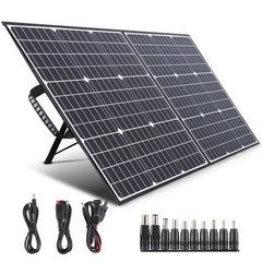 SWAREY 100W Foldable Solar Panel Portable Solar Charger for Outdoor Camping