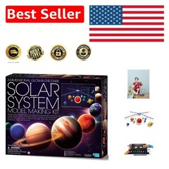 3D Solar System Mobile Making Kit – Glow-in-the-Dark DIY for Imaginative Kids