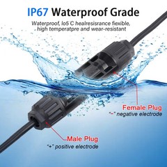10 ft 12AWG XT60 Female to Solar Connector Extension Cable Wire Solar Generator