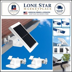 Universal Solar Panel Gutter Mount 360° Adjustable for Maximum Sunlight Exposure