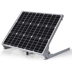 SUNER POWE Adjustable 50W Solar Panel Mount Racks – Folding Mounting Tilt Bra…