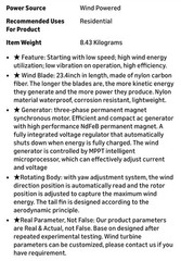 Pikasola Wind Turbine Power Generator 400W 24V – 3 Blade With Charge Controller