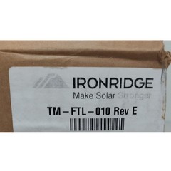 New Ironridge 10″ Fixed Tilted Leg Solar Panel Module North Leg ONLY w Hardware