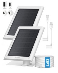 Solar Panel for Ring Camera, 2 Pack Solar Charger Compatible with Ring Stick Up