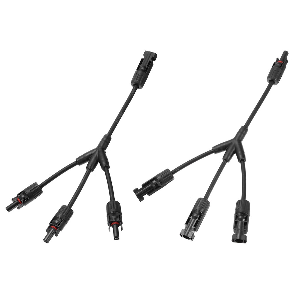 Solar Panel Connector Y Branch 3 to 1 Parallel Solar Panel Splitter 3 Way 1 Set