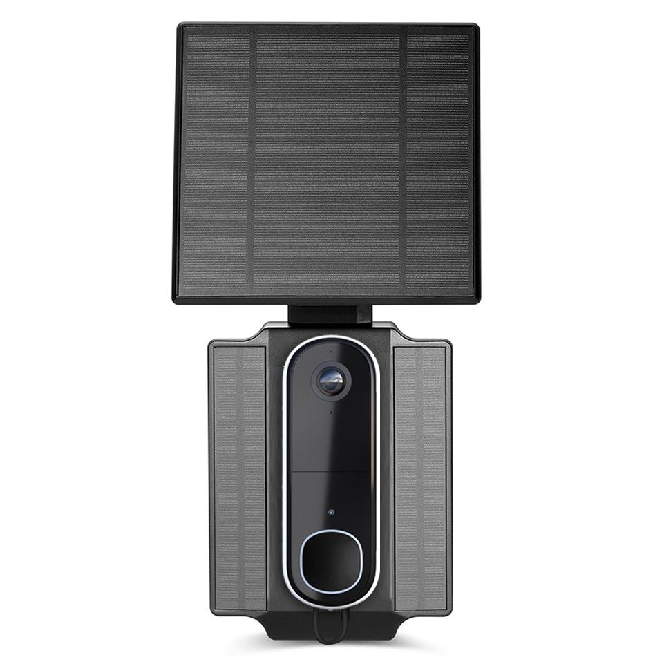 Wasserstein Solar Charger for Arlo 2K, Wyze Duo & eufy E340/C30/C31 Doorbells