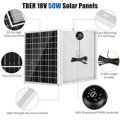 Solar Panel Kit 25W 12V Solar Battery Trickle Charger Maintainer PRO with