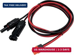 Solar to XT60i Connector Cable 12AWG 5FT Solar Panel Connector to XT60i Charging