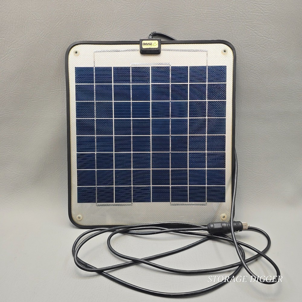 Ganz CPV-12 Eco-Energy Semi-Flexible 12 Watt Solar Panel with Wire Made in China