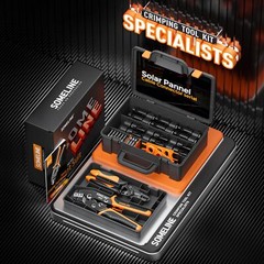 ® Solar Connector Crimping Tool Kit, 14-10 AWG Crimper for Solar Panel Cables…