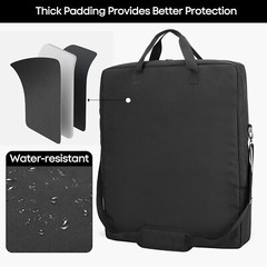 Portable Solar Panel Storage Bag for Jackery/ROCKPALS with Adjustable Straps